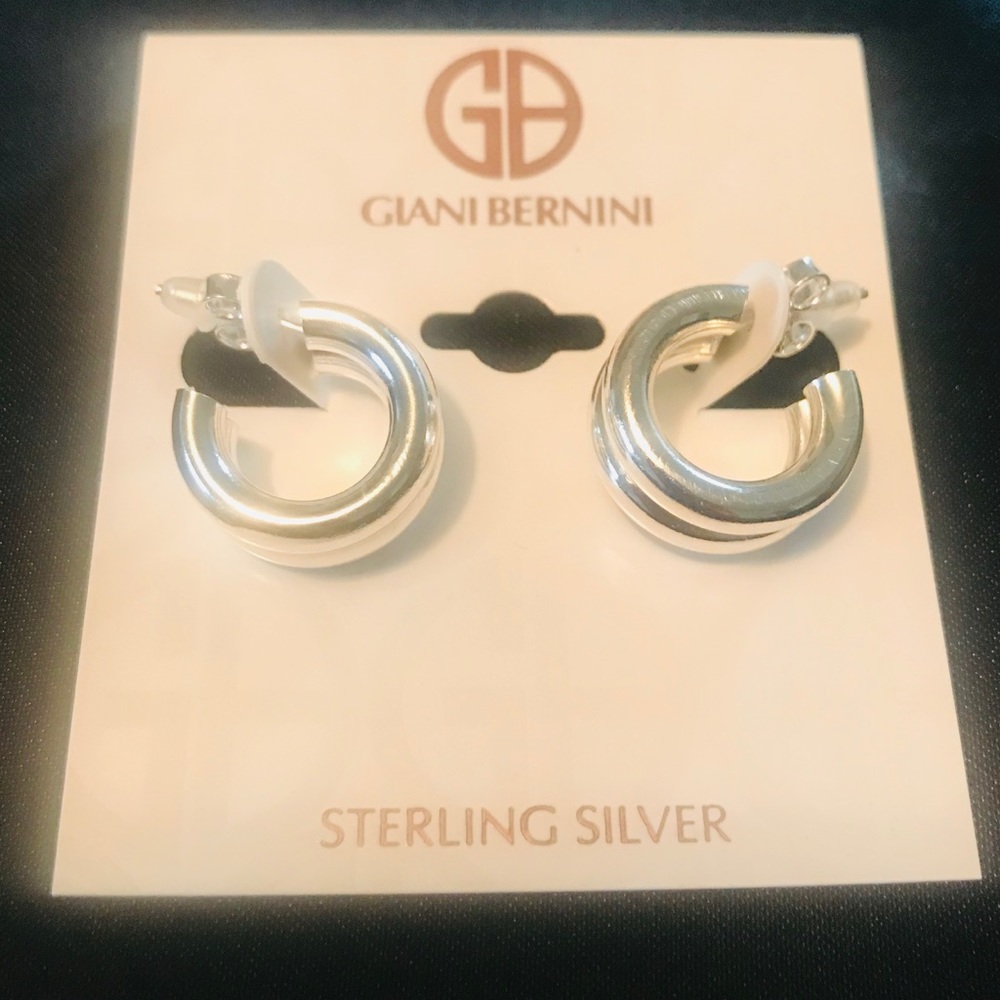 Giani Bernini NWT Sterling Silver Hoops